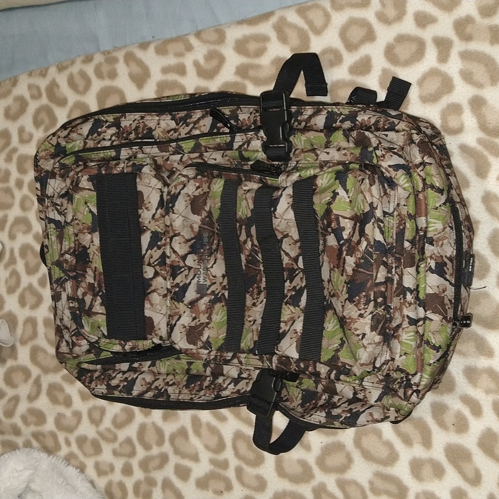 Outdoorwear backpack w/Laptop case and bear wistle